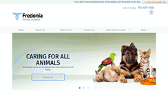 Desktop Screenshot of fredoniaanimalhospital.com