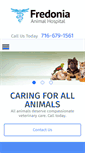 Mobile Screenshot of fredoniaanimalhospital.com